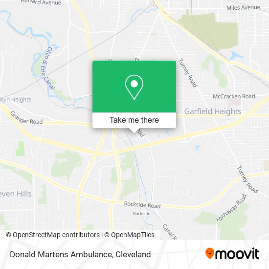 Donald Martens Ambulance map
