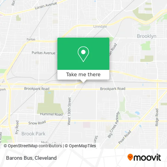Mapa de Barons Bus