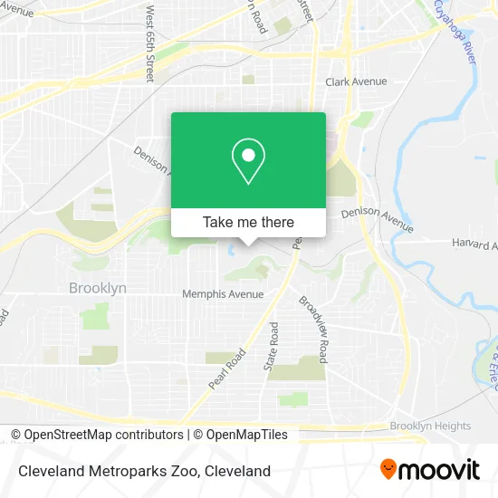 Mapa de Cleveland Metroparks Zoo