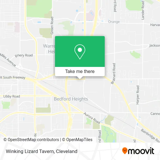 Winking Lizard Tavern map