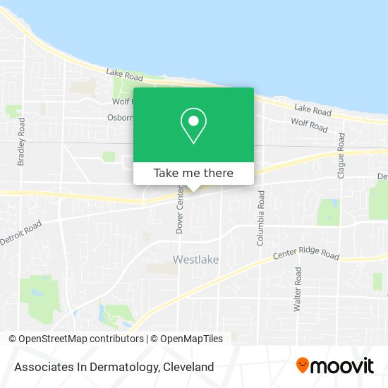 Associates In Dermatology map
