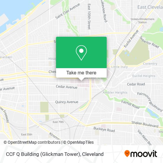 Mapa de CCF Q Building (Glickman Tower)