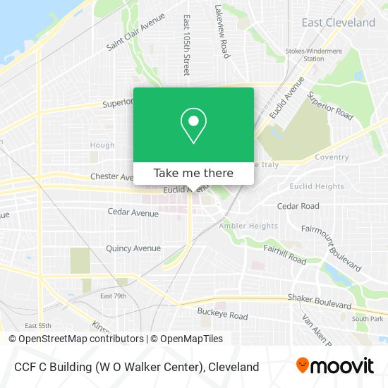 CCF C Building (W O Walker Center) map