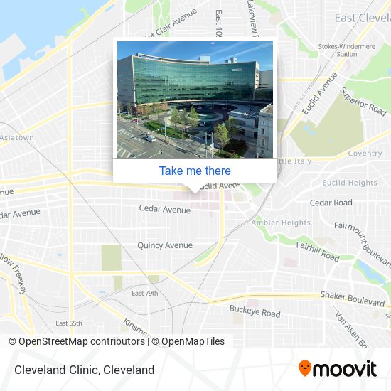 Mapa de Cleveland Clinic