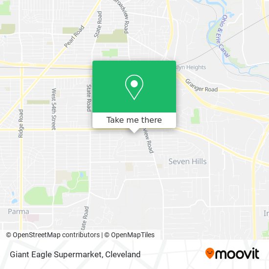 Giant Eagle Supermarket map