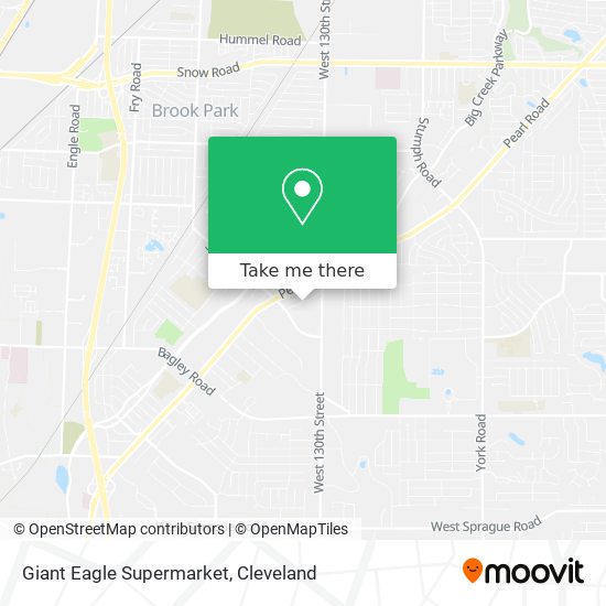 Giant Eagle Supermarket map