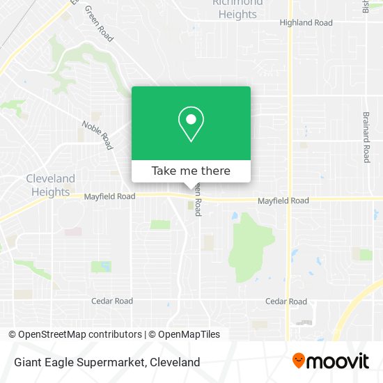 Giant Eagle Supermarket map