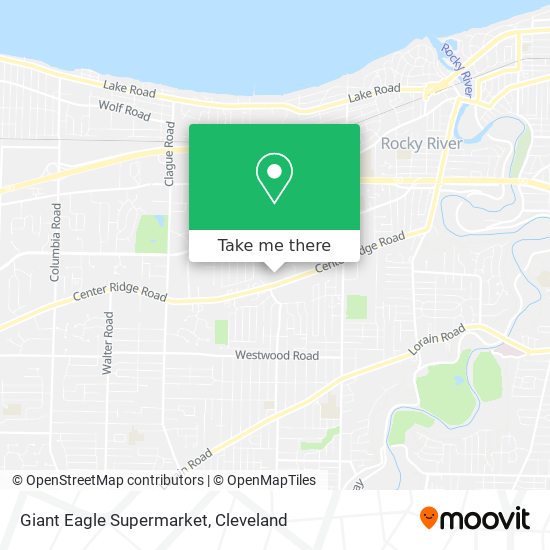 Mapa de Giant Eagle Supermarket