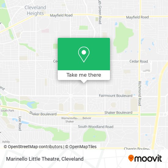 Marinello Little Theatre map