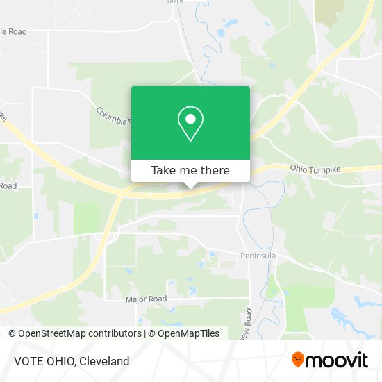 Mapa de VOTE OHIO