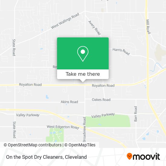On the Spot Dry Cleaners map