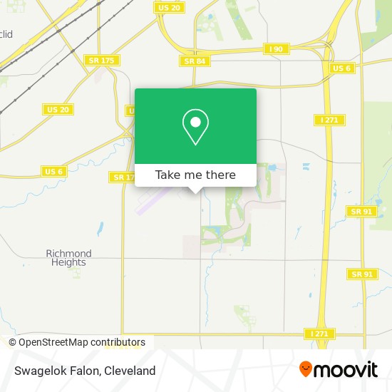 Mapa de Swagelok Falon
