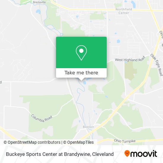Mapa de Buckeye Sports Center at Brandywine