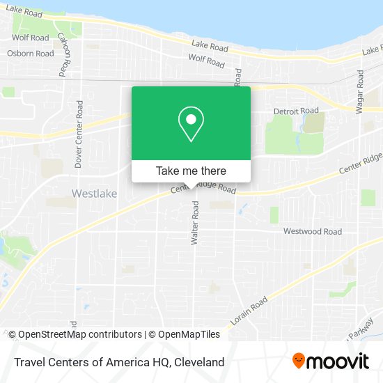 Travel Centers of America HQ map