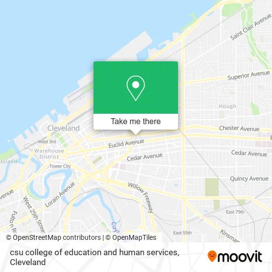 csu college of education and human services map