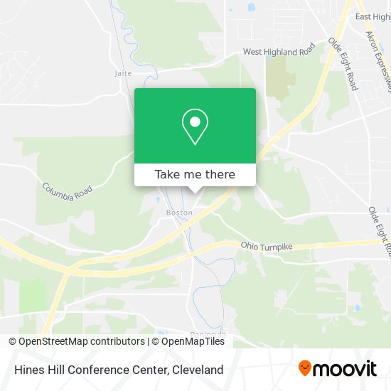 Hines Hill Conference Center map