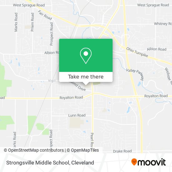 Mapa de Strongsville Middle School