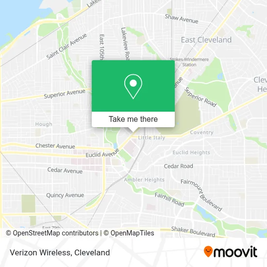 Verizon Wireless map