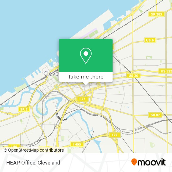 HEAP Office map