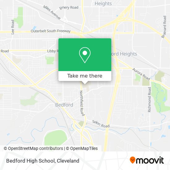 Mapa de Bedford High School