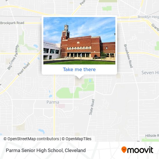 Parma Senior High School map