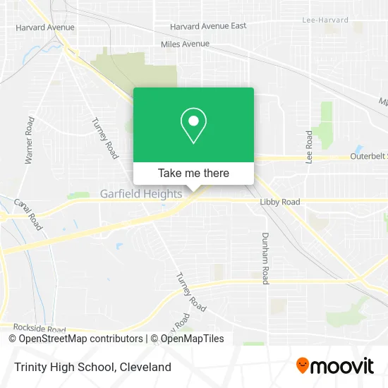 Trinity High School map