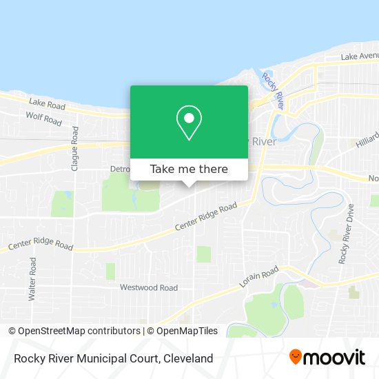 Rocky River Municipal Court map