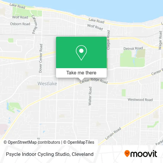 Mapa de Psycle Indoor Cycling Studio