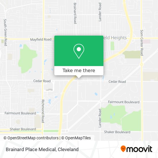 Brainard Place Medical map