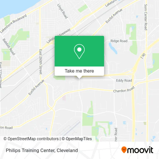 Philips Training Center map