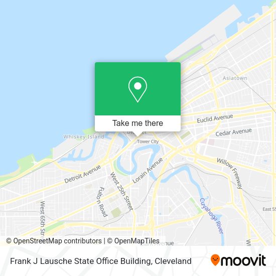 Mapa de Frank J Lausche State Office Building
