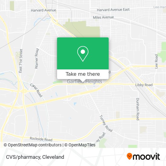 Mapa de CVS/pharmacy