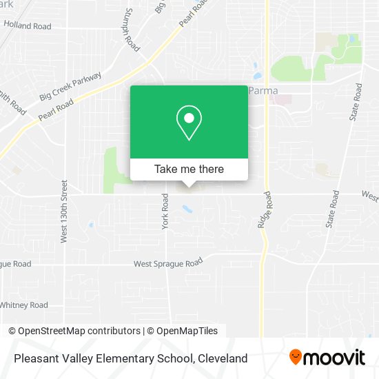 Pleasant Valley Elementary School map