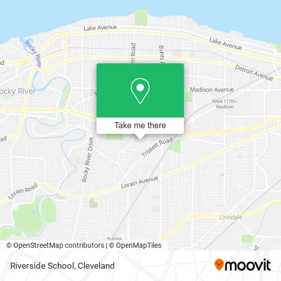 Riverside School map