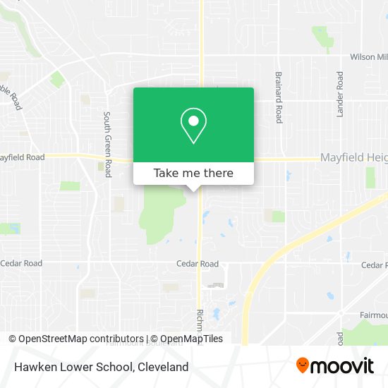 Mapa de Hawken Lower School