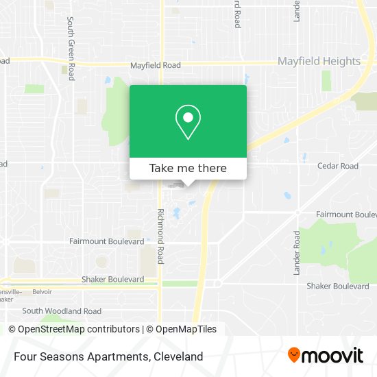 Four Seasons Apartments map