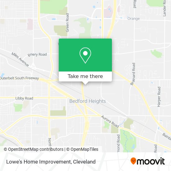 Lowe's Home Improvement map