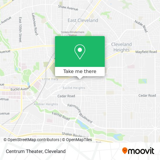 Centrum Theater map