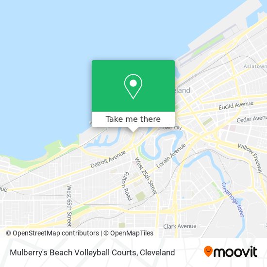 Mapa de Mulberry's Beach Volleyball Courts