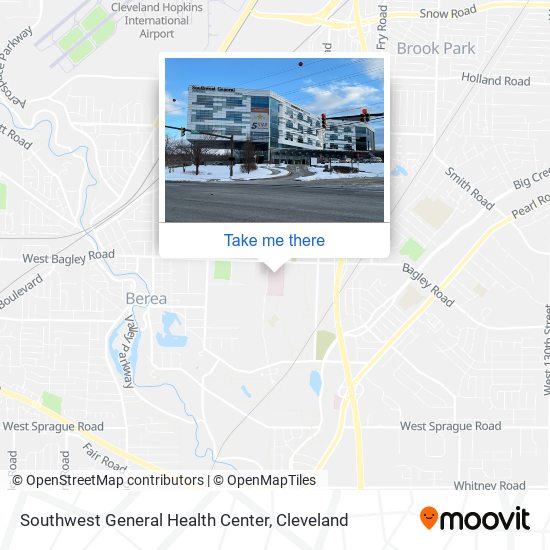 Southwest General Health Center map