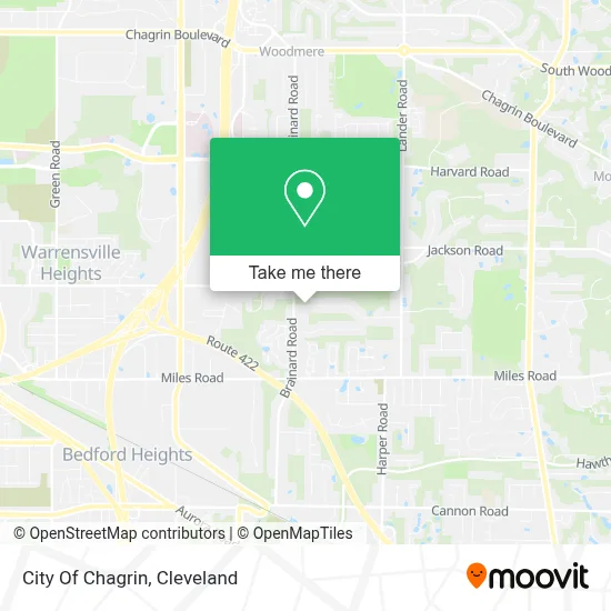 City Of Chagrin map