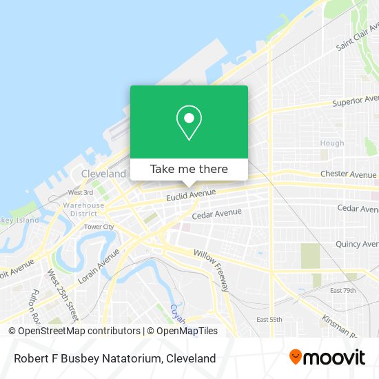 Mapa de Robert F Busbey Natatorium