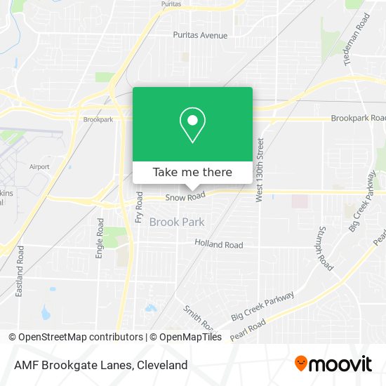 Mapa de AMF Brookgate Lanes