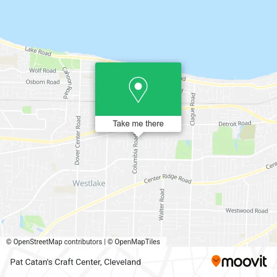 Pat Catan's Craft Center map