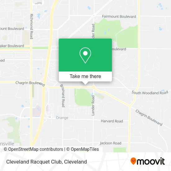 Cleveland Racquet Club map