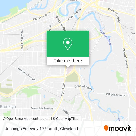 Mapa de Jennings Freeway 176 south