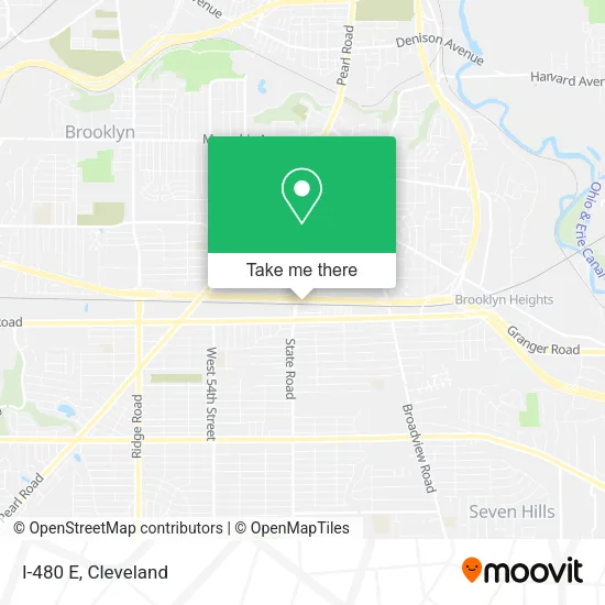 Mapa de I-480 E