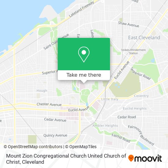 Mount Zion Congregational Church United Church of Christ map