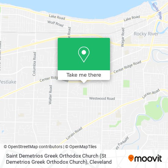 Saint Demetrios Greek Orthodox Church map