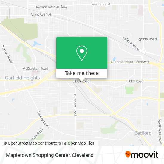 Mapletown Shopping Center map